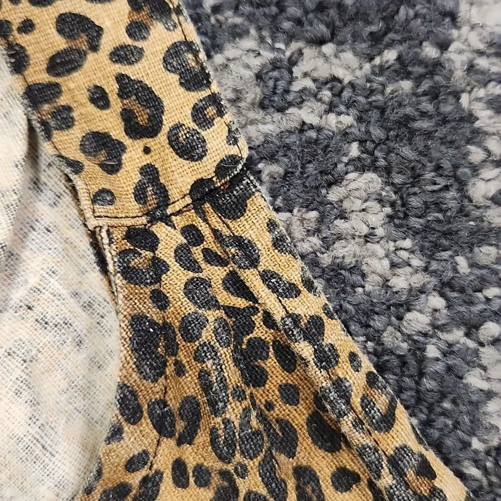 Magic Of The Moon Vintage Leopard Print Dress XL